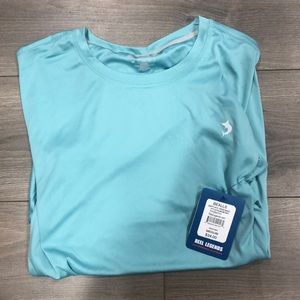 Reel Legends Medium teal dri-fit shirt